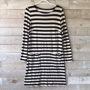 Marimekko Black and White Striped Dress